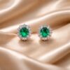 Orecchini smeraldi e diamanti Art.CONT/B/25