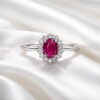 Anello rubino diamanti e oro BON TON art. AN1005