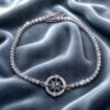 Bracciale tennis oro BIANCO e zirconi Art. BRZ17