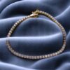 Bracciale tennis oro GIALLO e zirconi Art. BRZ14
