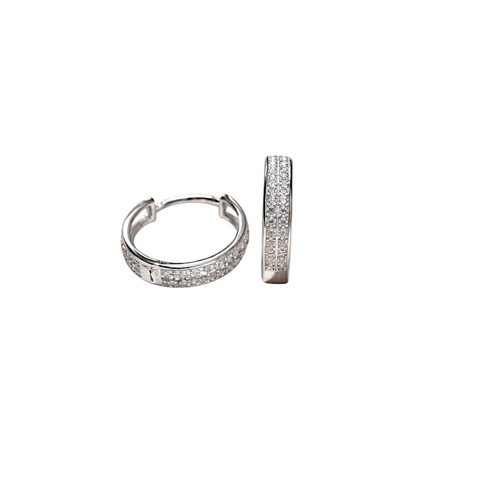 Orecchini  cerchio  in oro 18 kt Art. OR34