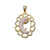 PENDENTE MEDAGLIA SACRA IN ORO 18KT CIPOLLA DAL 1950 GIOIELLIERI PALERMO 1 gioielleria palermo Medaglia sacra in oro 18 kt art. MEDAGLIA23