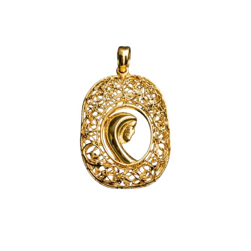 Medaglia sacra  in oro 18 kt art. MEDAGLIA18