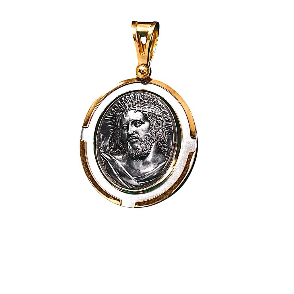 Medaglia sacra  in oro 18 kt art. MEDAGLIA26