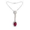 BELLE EPOQUE Gold and Diamond Ruby Pendant Art. CD656