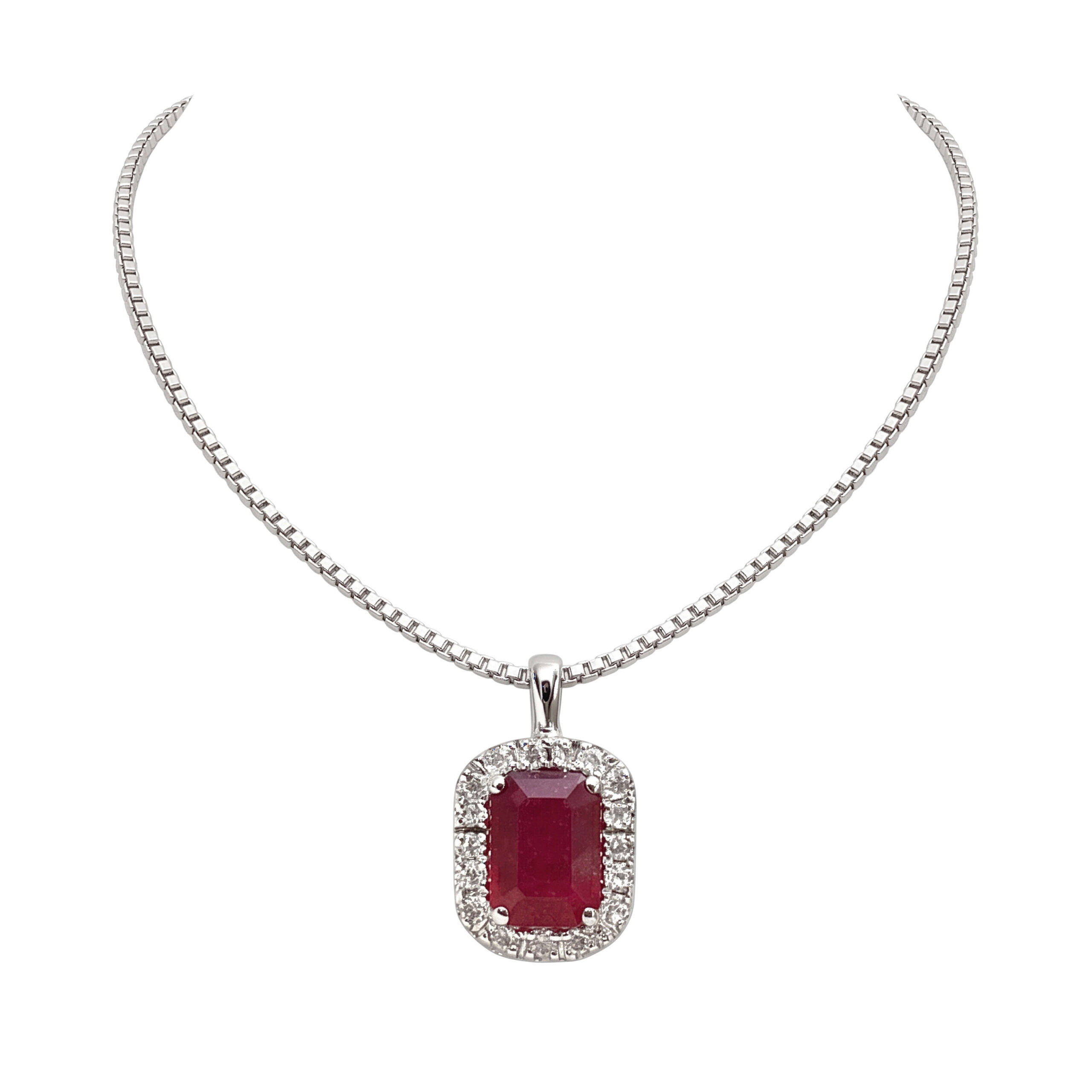 Girocollo Rubino e Diamanti BON TON Art. CD1111