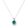 Girocollo smeraldo e diamanti BON TON Art.  CD540