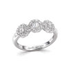 Anello trilogy  oro e diamanti SETA Art. RD08156X