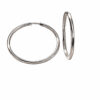 Orecchini a cerchio  in oro bianco 18 kt Art. OR20