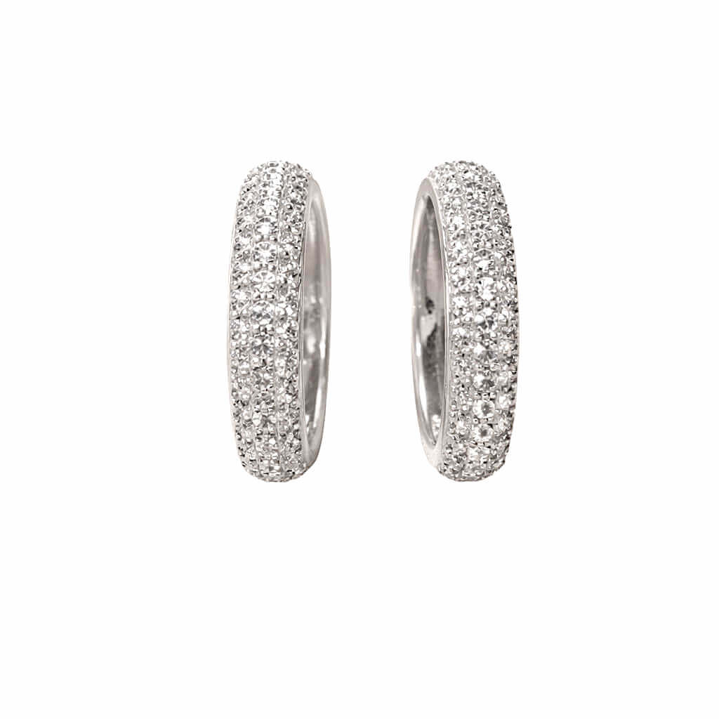 Orecchini  cerchio  in oro 18 kt Art. ORCE32
