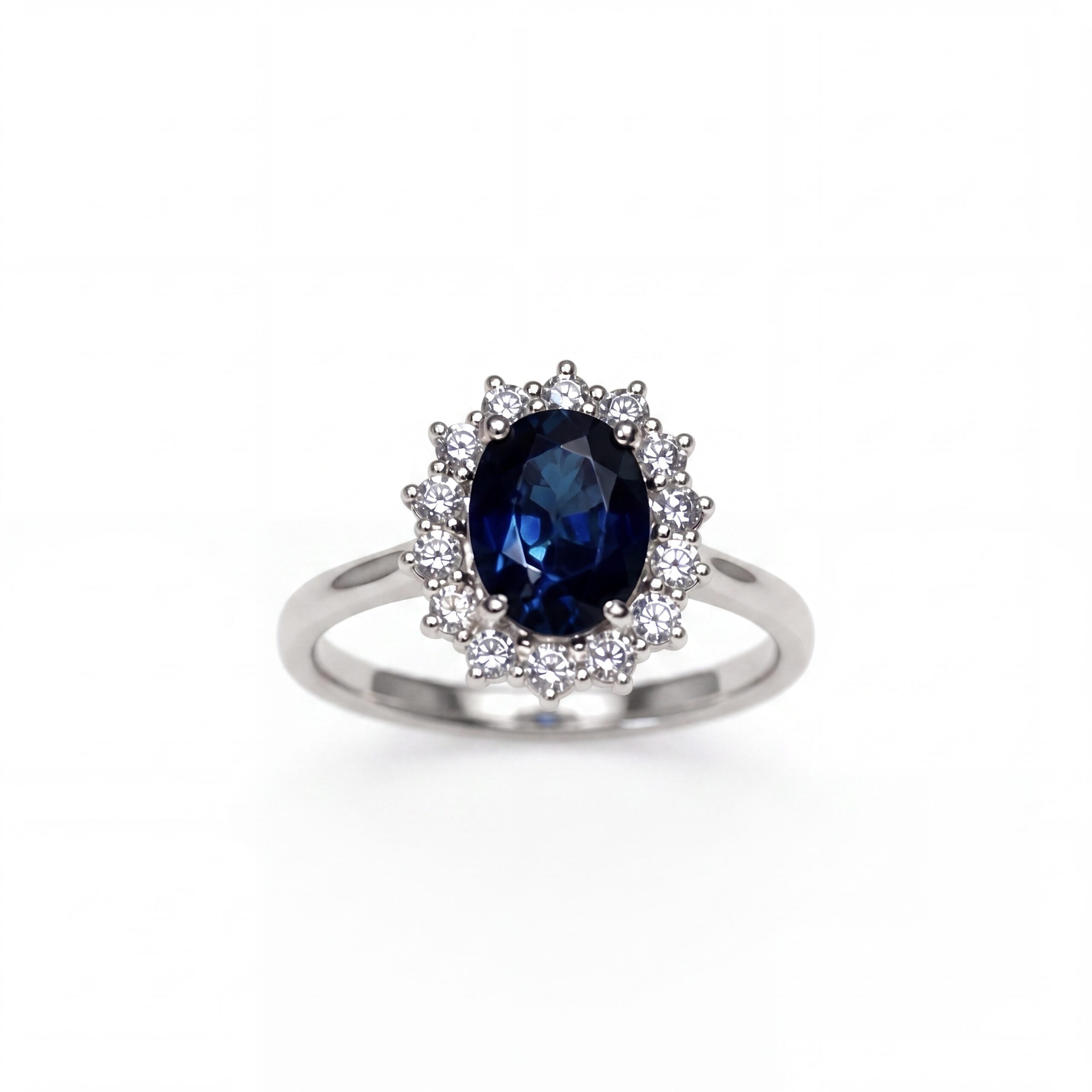 Anello zaffiro in oro e diamanti BON TON Art. AN2572