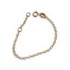 BRACCIALE BIMBO BIMBA IN ORO 18KT CIPOLLA DAL 1950 GIOIELLIERI PALERMO gioielleria palermo Bracciale bimbo/bimba CUORICINI oro giallo Art. CEBR142