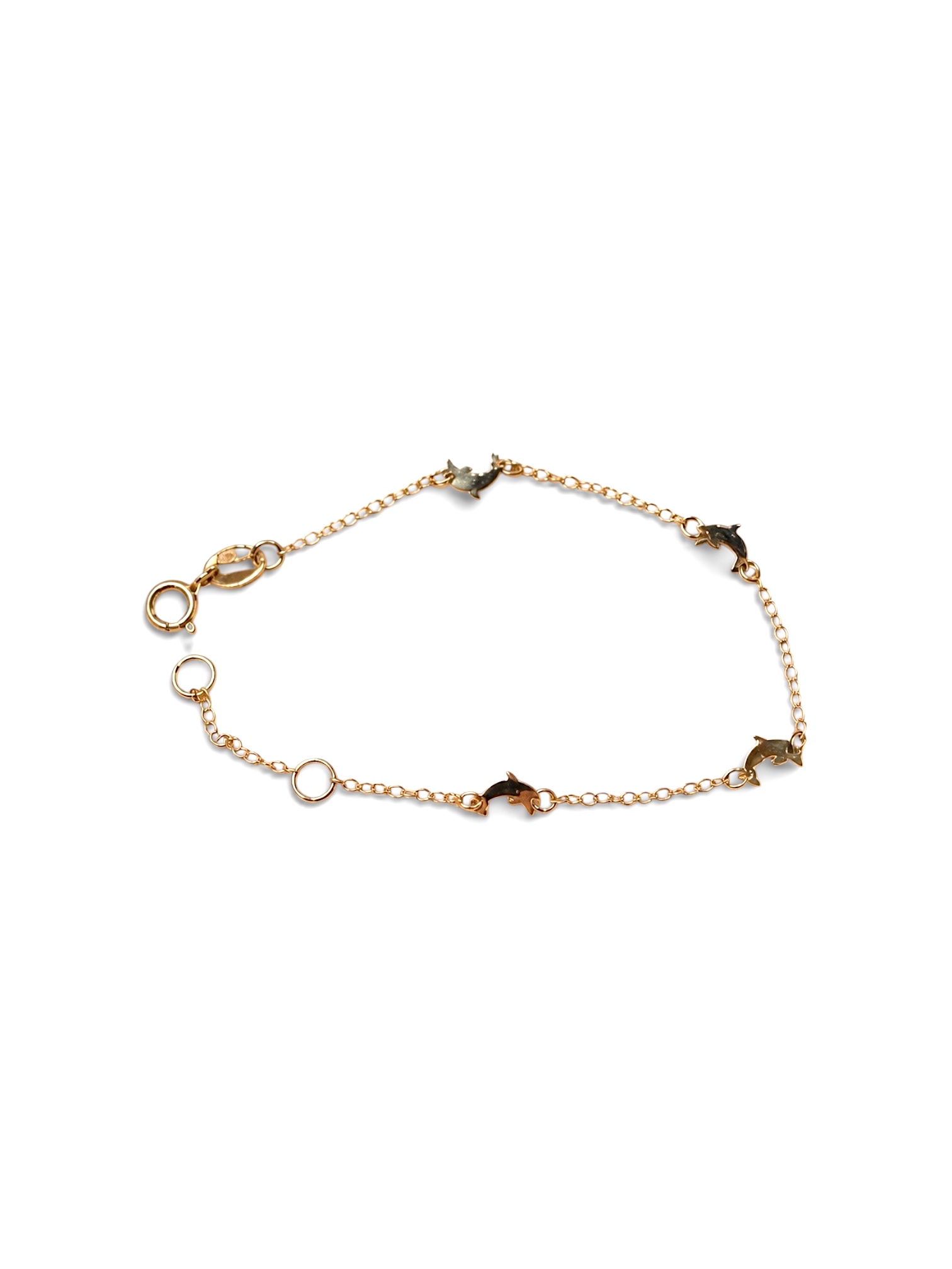 Bracciale bimbo/bimba DELFINI oro giallo  Art. CEBR141