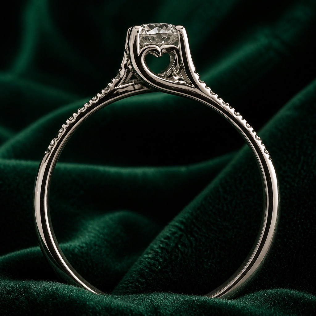 Anello solitario CUPIDO oro e diamante certificato IGI Art. CIPSOL01 Anello solitario CUPIDO oro e diamante certificato IGI Art. CIPSOL01