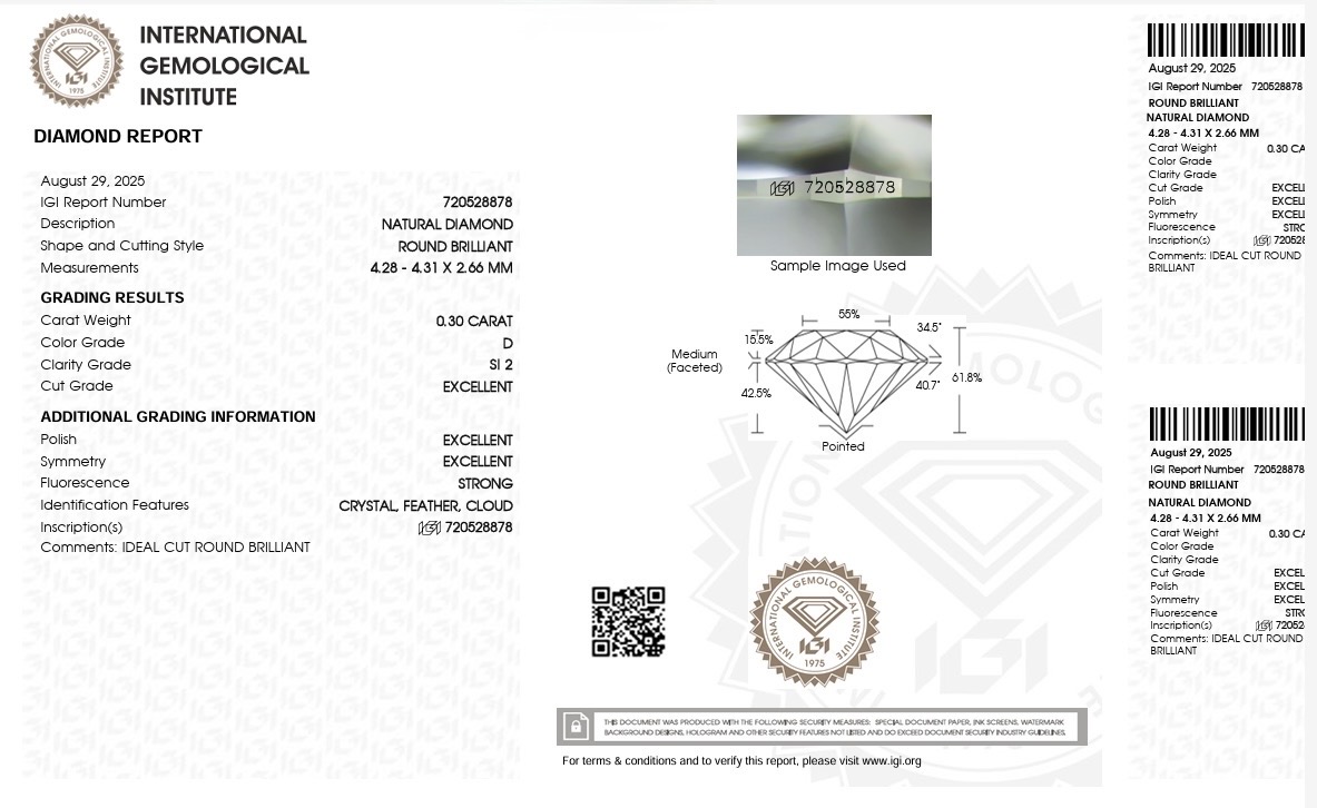 Anello solitario CUPIDO oro e diamante certificato IGI Art. CIPSOL01 Anello solitario CUPIDO oro e diamante certificato IGI Art. CIPSOL01