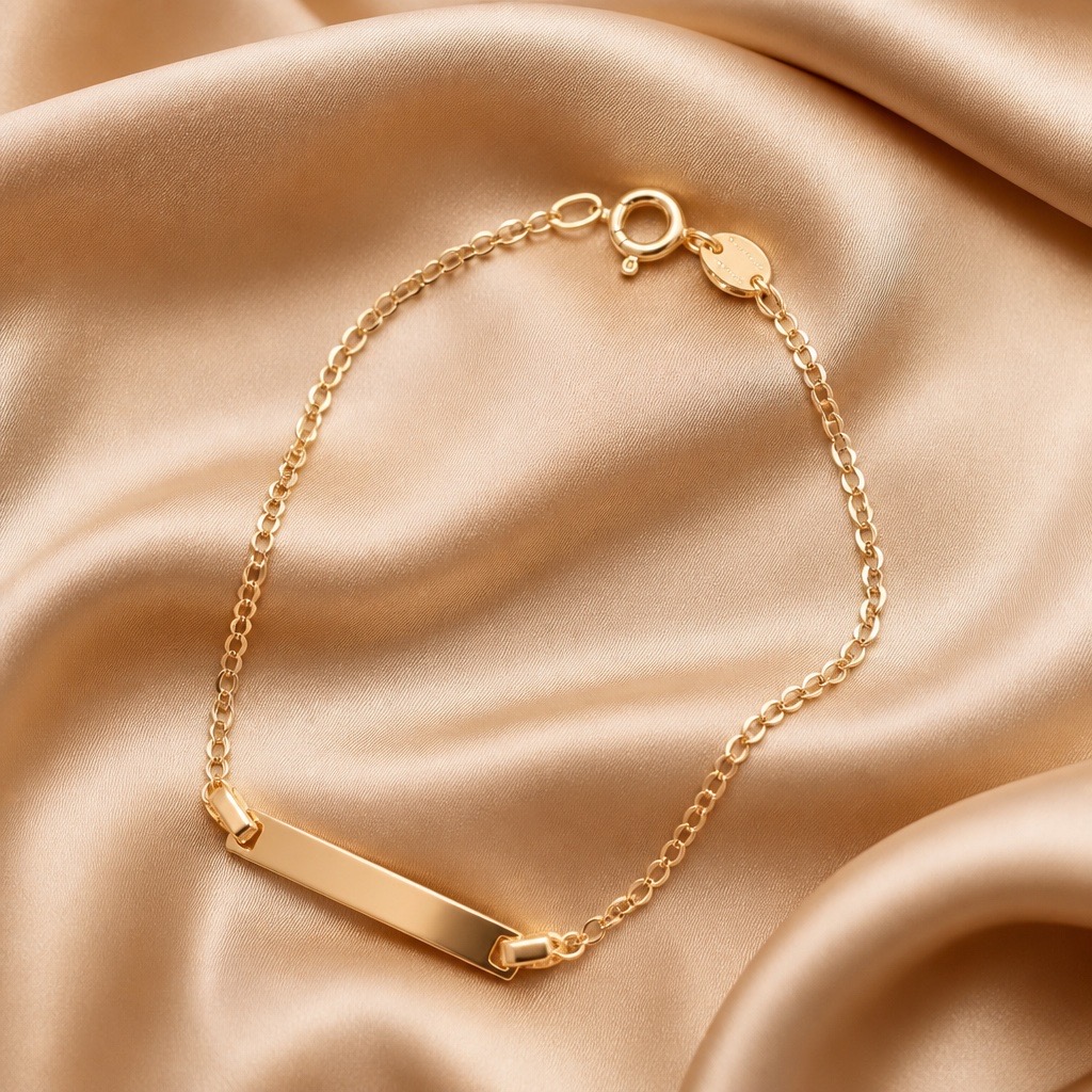 BRACCIALE TARGHETTA BIMBO/BIMBA IN ORO 18 KT art. CEBR113 BRACCIALE TARGHETTA BIMBO/BIMBA IN ORO 18 KT art. CEBR113