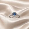 Anello zaffiro e diamanti BELLE EPOQUE art. AN591