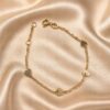 IMG 8418 2 gioielleria palermo Bracciale bimbo/bimba CUORICINI oro giallo Art. CEBR140