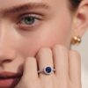 Anello zaffiro e diamanti BELLE EPOQUE ART. AN905