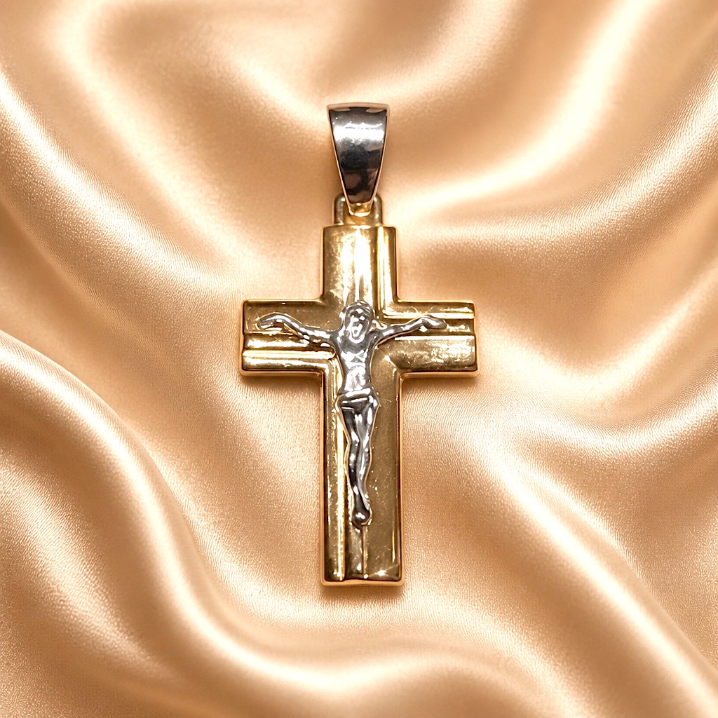 Pendente Croce in oro 18Kt art. CROCE141
