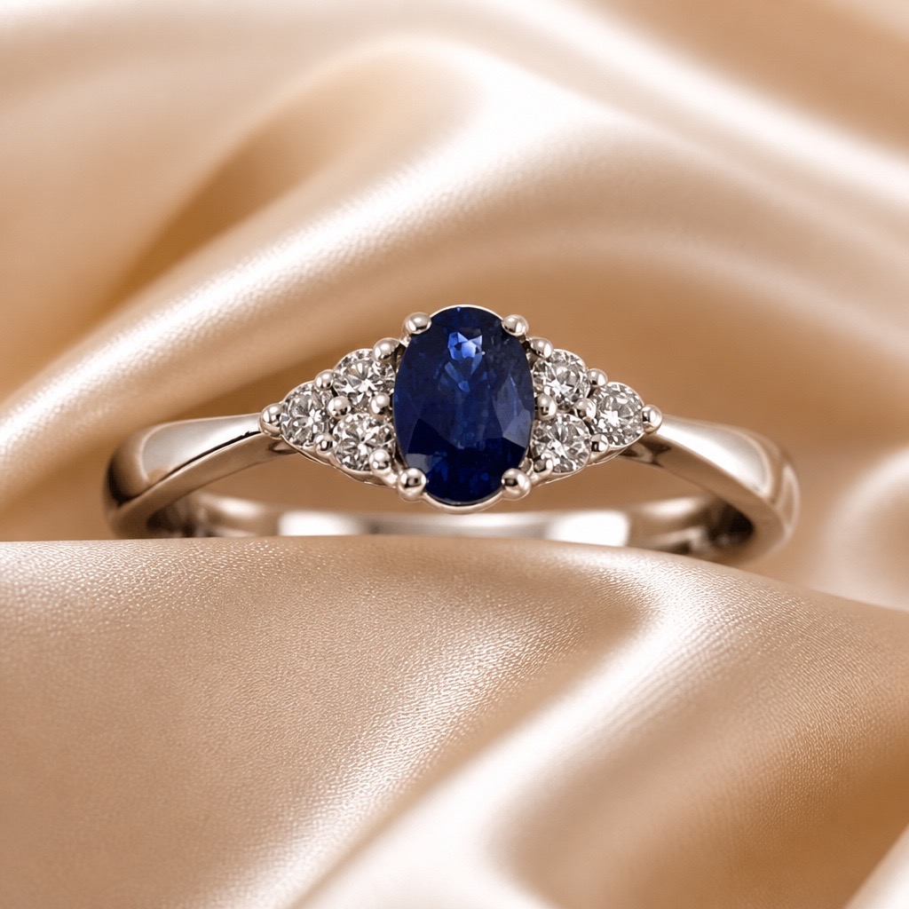 Anello zaffiro e diamanti GEMME ART. AN2677 Anello zaffiro e diamanti GEMME ART. AN2677