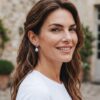 Orecchini di perle e diamanti art. OPA28