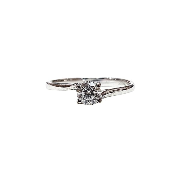Anello solitario Cupido con diamante certificato IGI Art.CIPSOL02