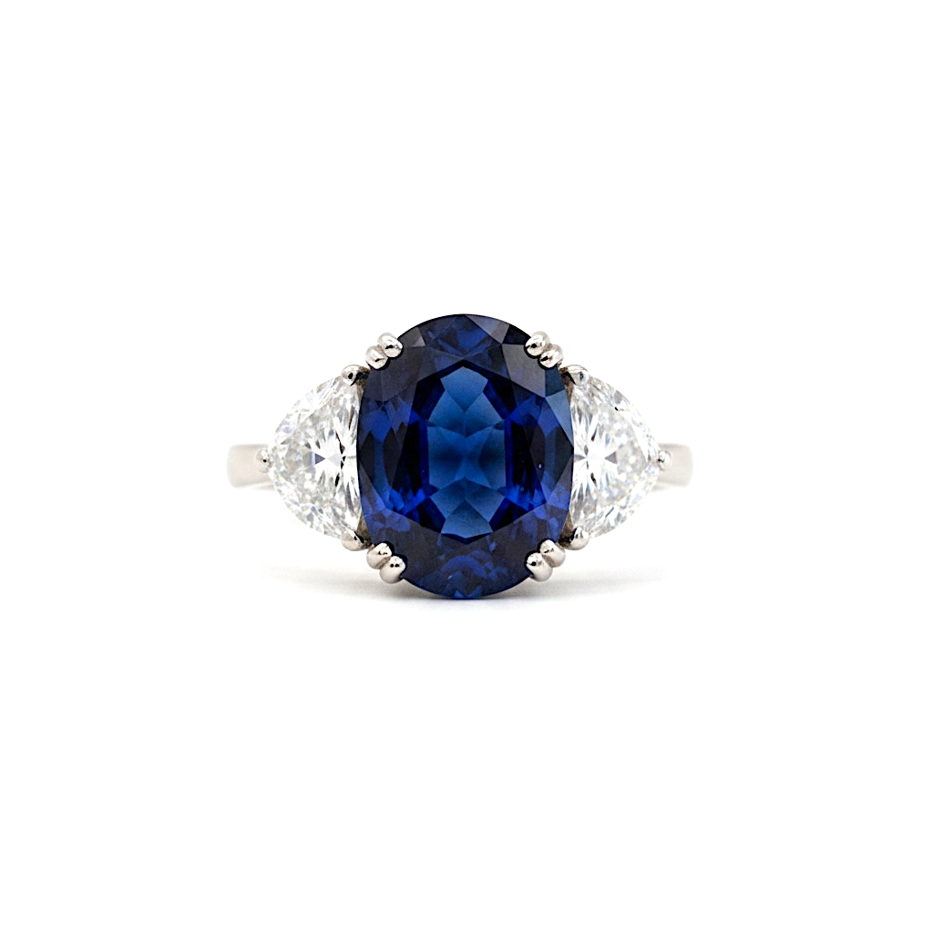 Anello Zaffiro oro e diamanti GEMME art. AN3055