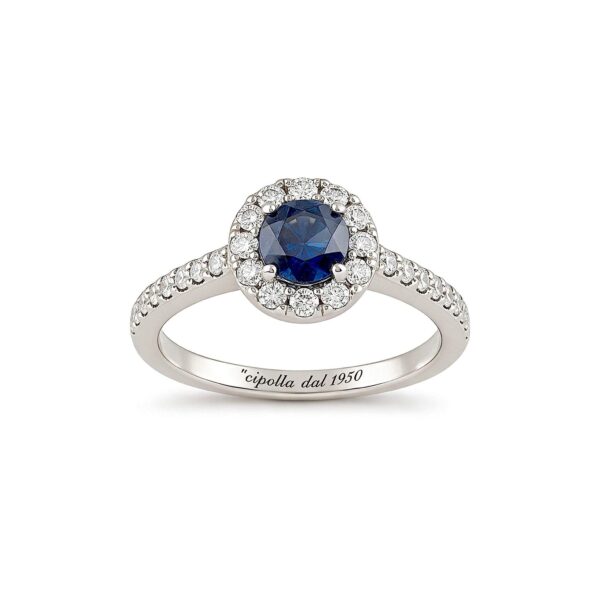 Anello zaffiro e diamanti BELLE EPOQUE ART. AN905