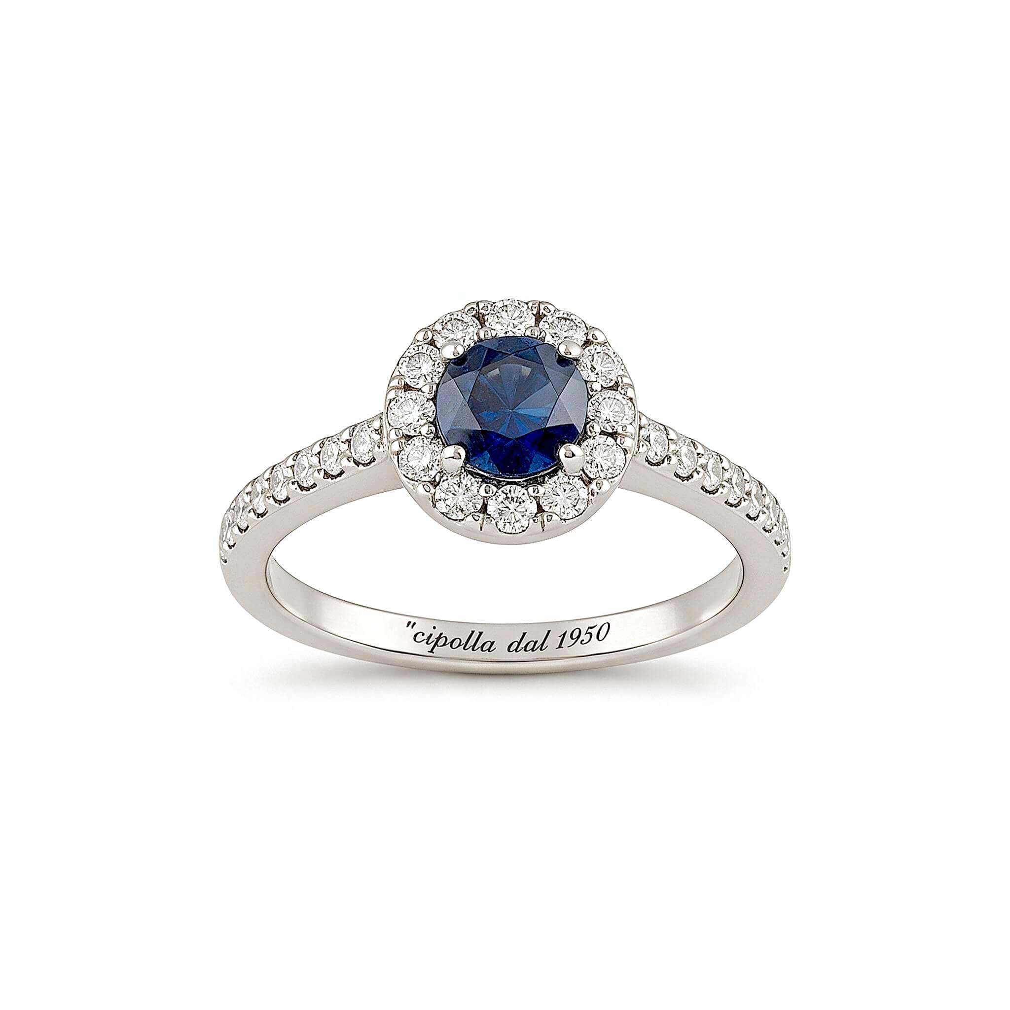 Anello zaffiro e diamanti BELLE EPOQUE ART. AN905