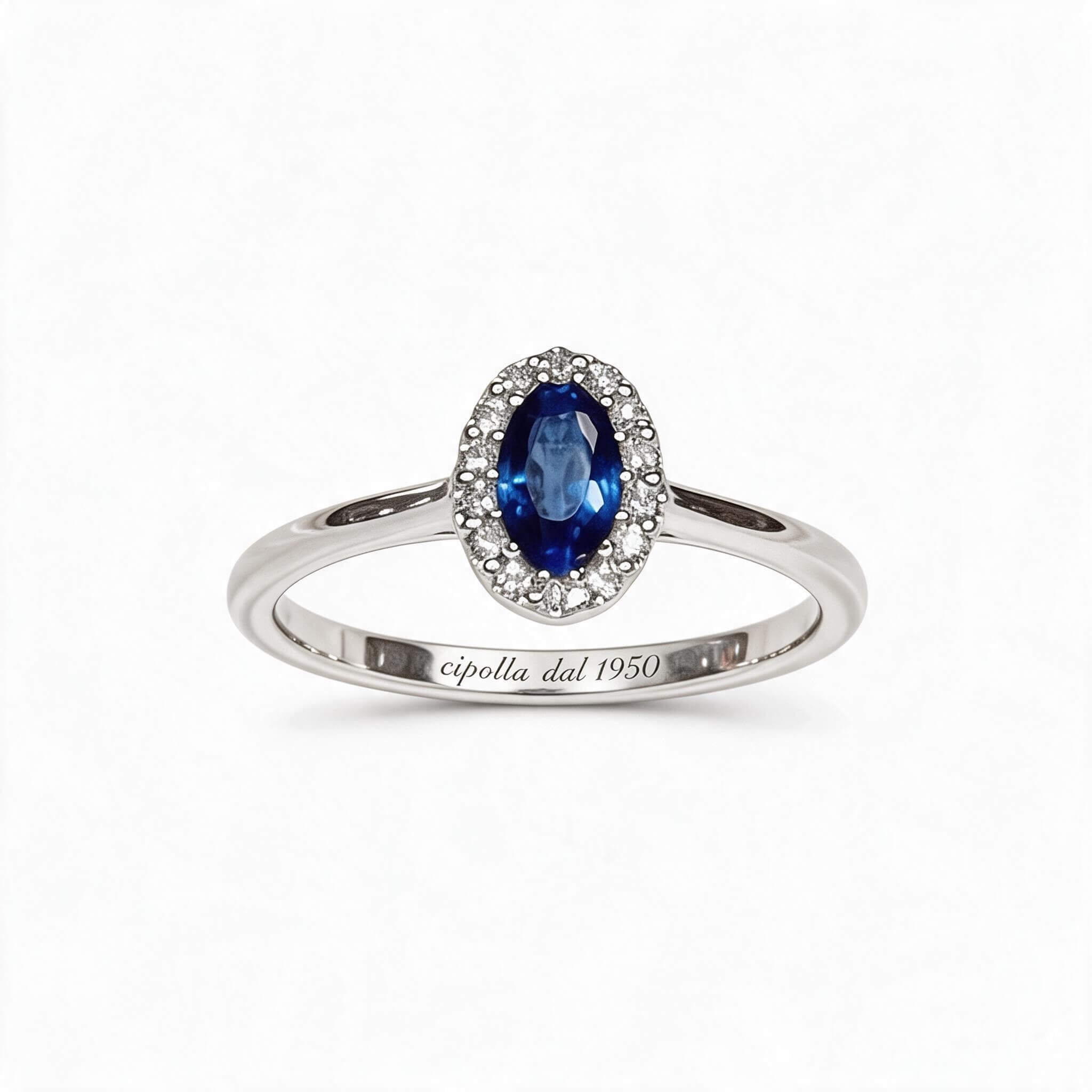Anello zaffiro e diamanti BELLE EPOQUE ART. AN2856-1