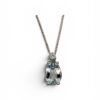 Girocollo Acquamarina Oro e Diamanti GEMME Art. CL2909