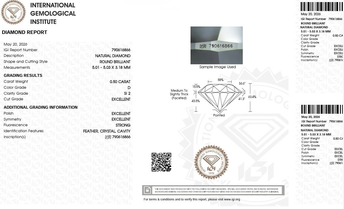 Anello solitario oro bianco e diamante certificato igi SGUARDI Art. ANSOL320 Anello solitario oro bianco e diamante certificato igi SGUARDI Art. ANSOL320