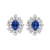 Orecchini zaffiri blue oro bianco BON TON Art. 7735/OZ