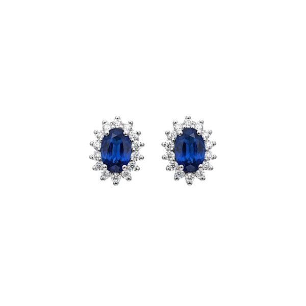 Orecchini zaffiri e Diamanti BON TON Art. 7665/OZ