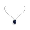 Pendente zaffiro e diamanti Gemme Art. CIPDZ04