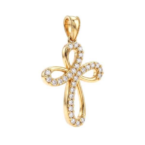 Pendente Croce in oro 18Kt art. CROCEZ5