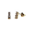 Orecchini TRILOGY  in oro 18 kt e zirconi Art. OR74