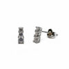 Orecchini TRILOGY  in oro 18 kt e zirconi Art. OR73