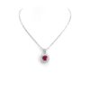 Girocollo rubino oro e diamanti BON TON   Art. CD568-1