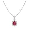 Girocollo Rubino Oro e Diamanti GEMME Art.CD1127