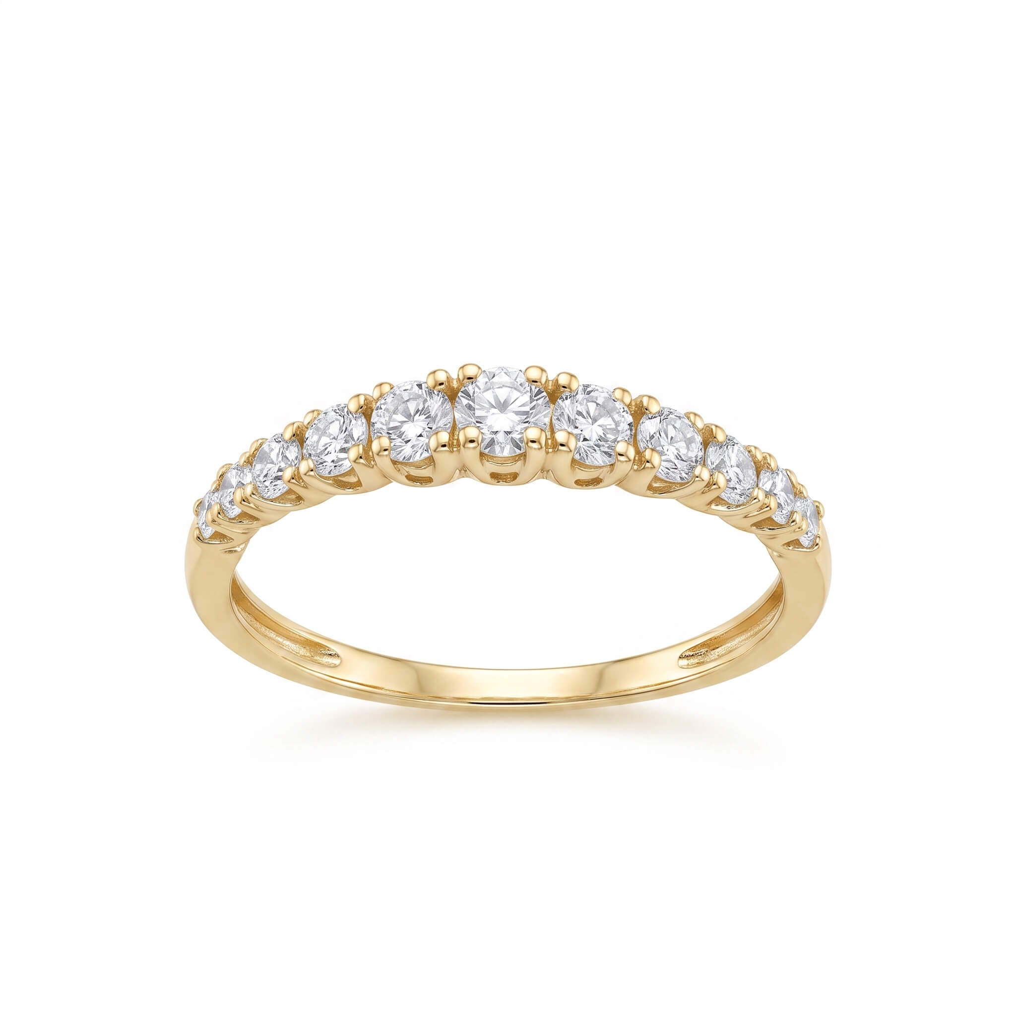 ANELLO IN ORO 18 KT E  ZIRCONI ART. ANELLOZ59