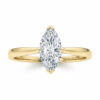 Anello solitario con diamante GIA America  Art.marquise1