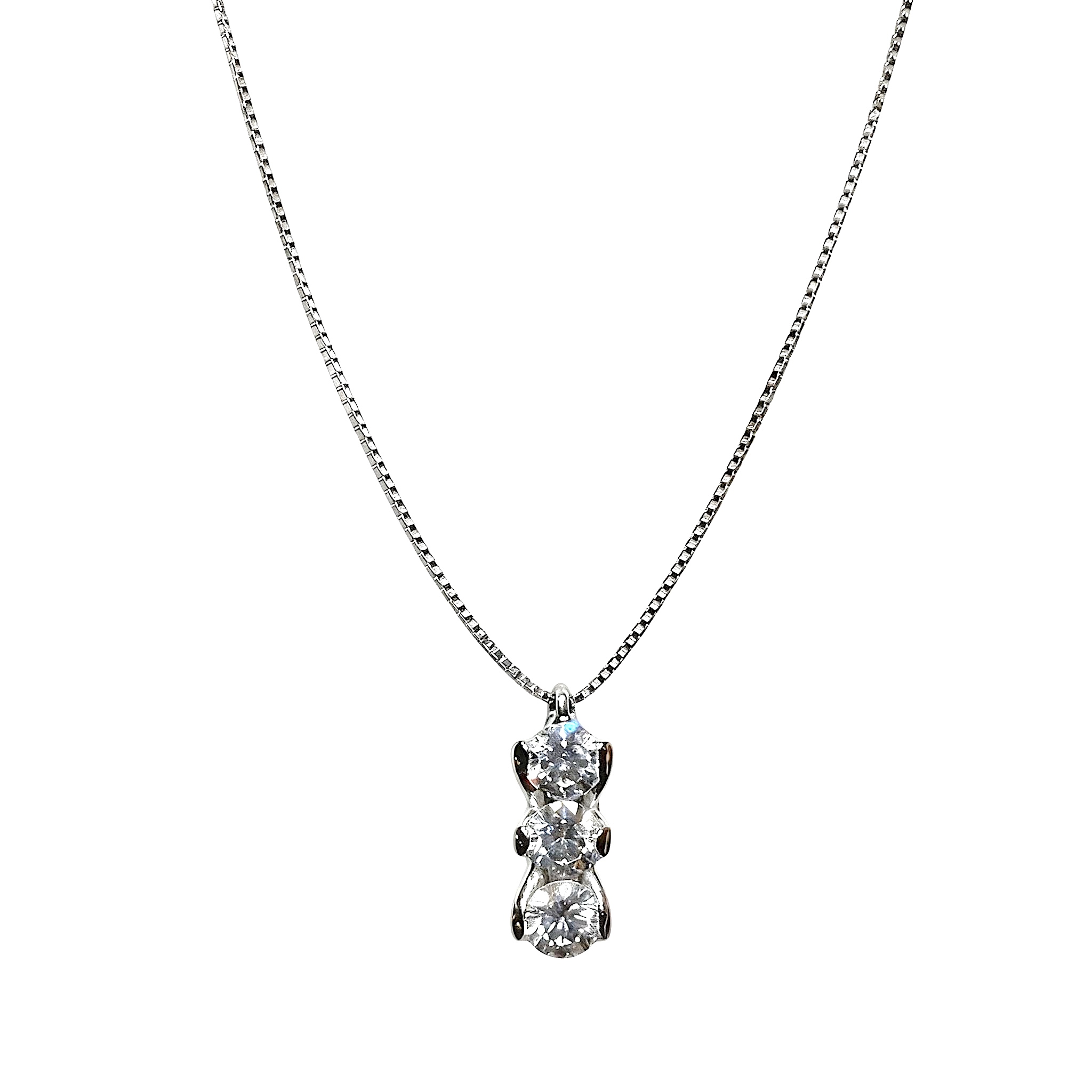 Pendente Trilogy oro e Diamanti Art. CIPGIR100