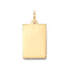 Medaglia liscia  in oro 18 kt art. MEDAGLIA30
