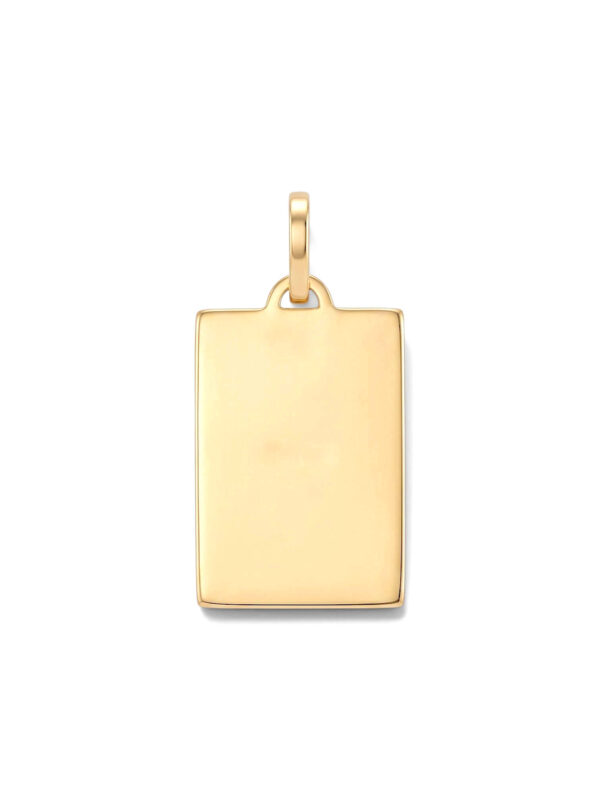 Medaglia liscia  in oro 18 kt art. MEDAGLIA30