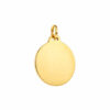 Medaglia liscia  in oro 18 kt art. MEDAGLIA33