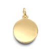 Medaglia liscia  in oro 18 kt art. MEDAGLIA32