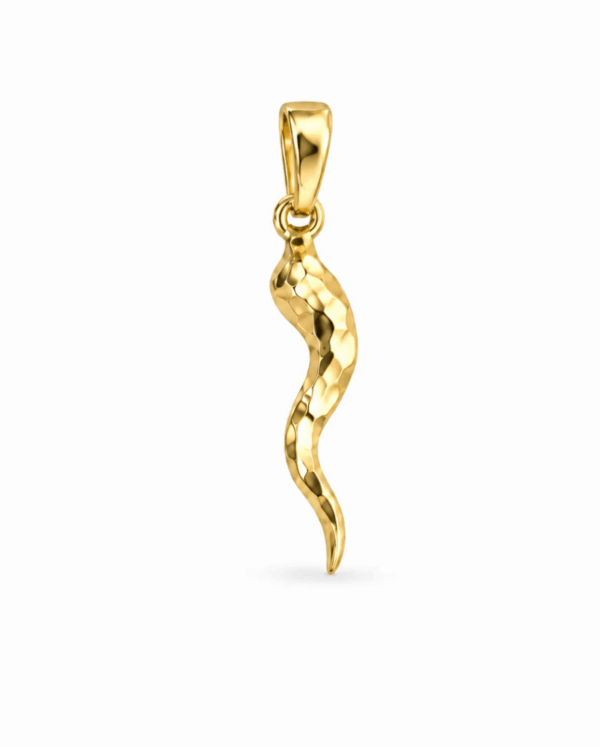 Pendente CORNO in oro 18 kt Art. PENDCORNO8