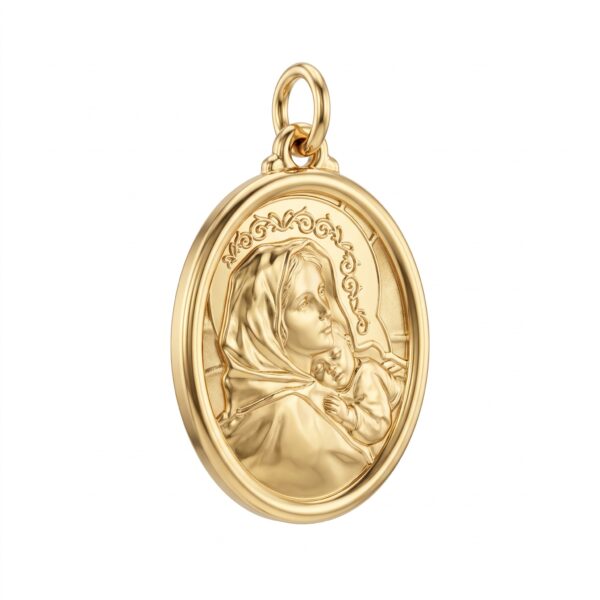 Medaglia sacra  in oro 18 kt art. MEDAGLIA29